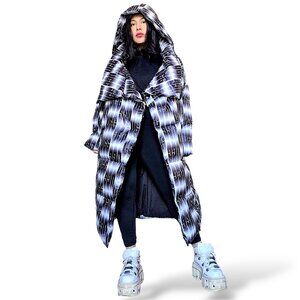 UGG Catherina logo spell out long line oversized statement puffer hooded parka j